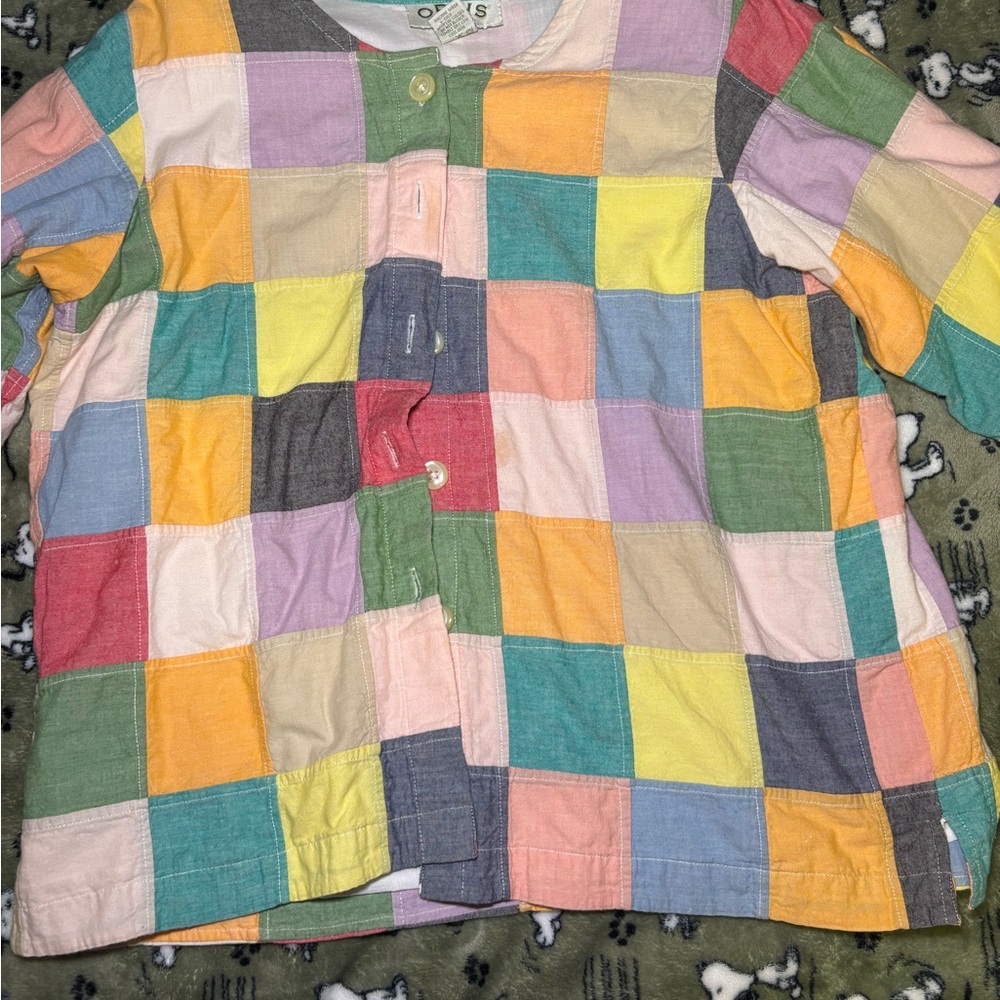 Colorful Patchwork Shirt